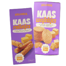 Hollandia kaasrolletjes of kaaswafeltjes